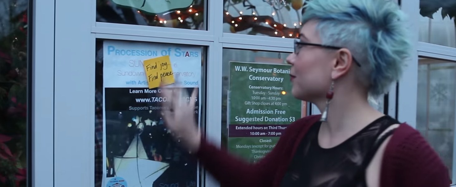 BIRDIES music video at the Conservatory — *Find Joy, Find Peace.*