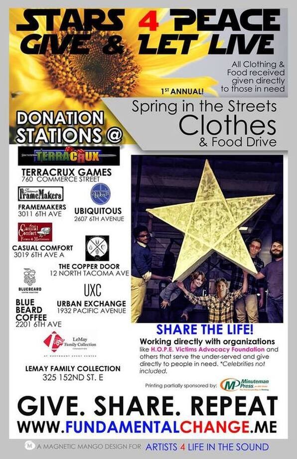 Spring! in the Streets — city-wide clothing drive.