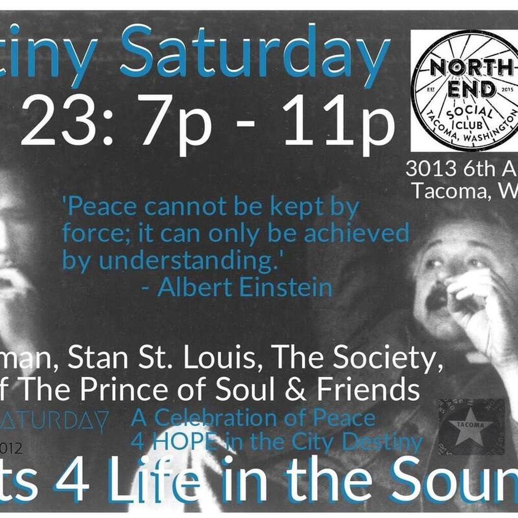 Destiny Saturday 2017 — Peace Day at North End Social.