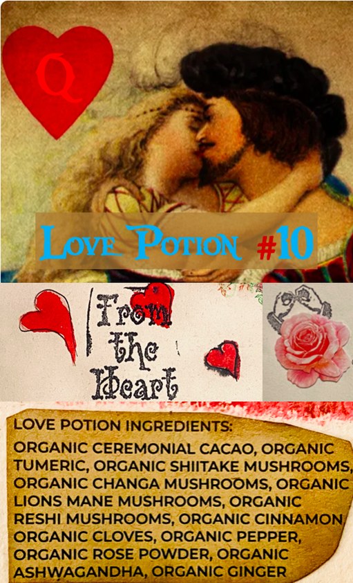 Love Potion №10 — official label.