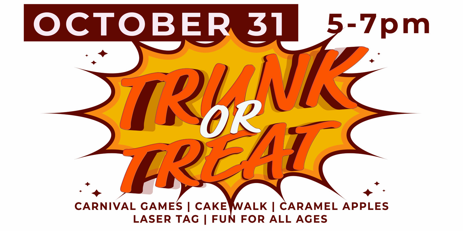 Trunk or Treat flyer