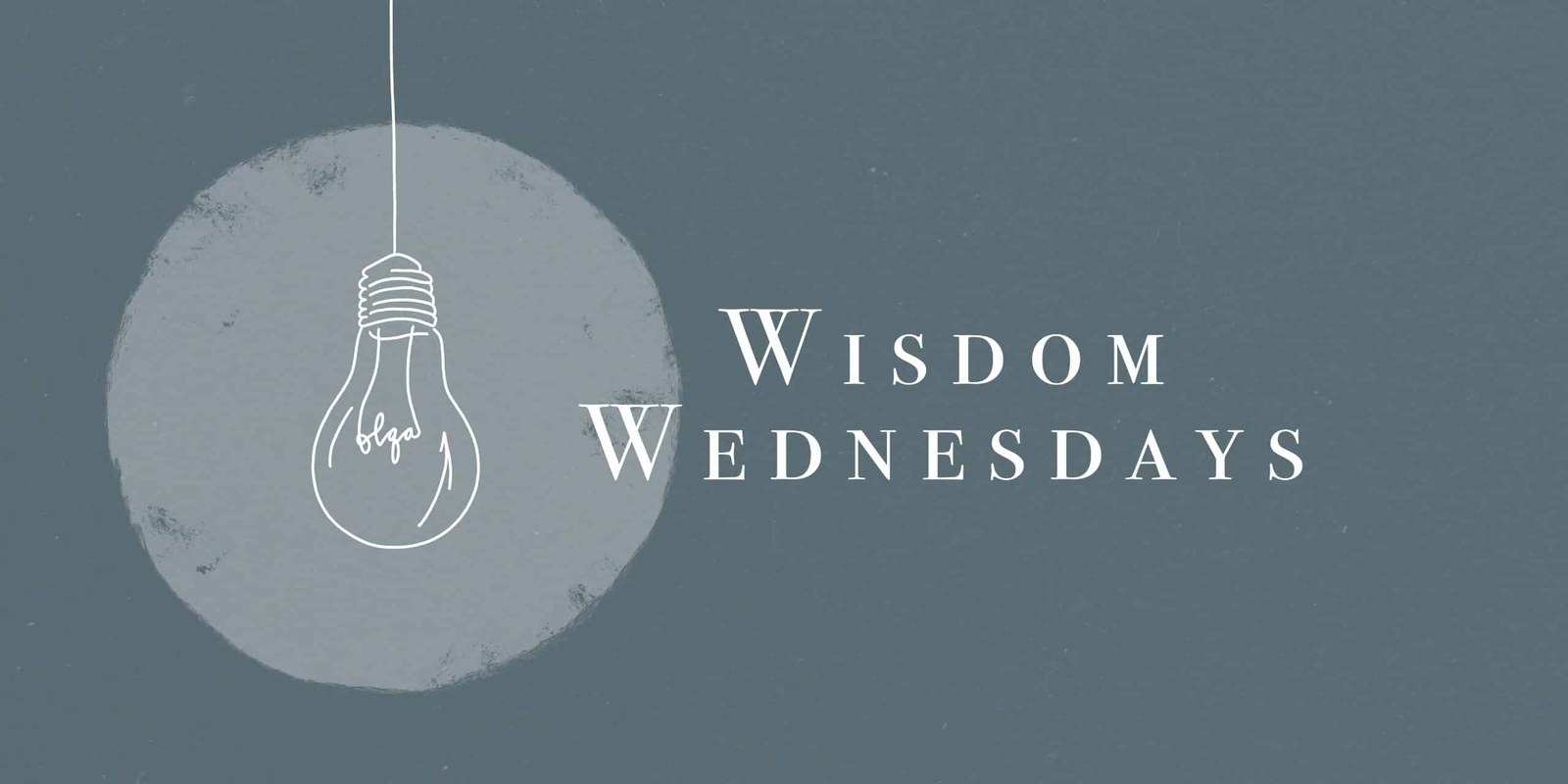 Wisdom Wednesdays at the Gig Harbor Senior Center flyer